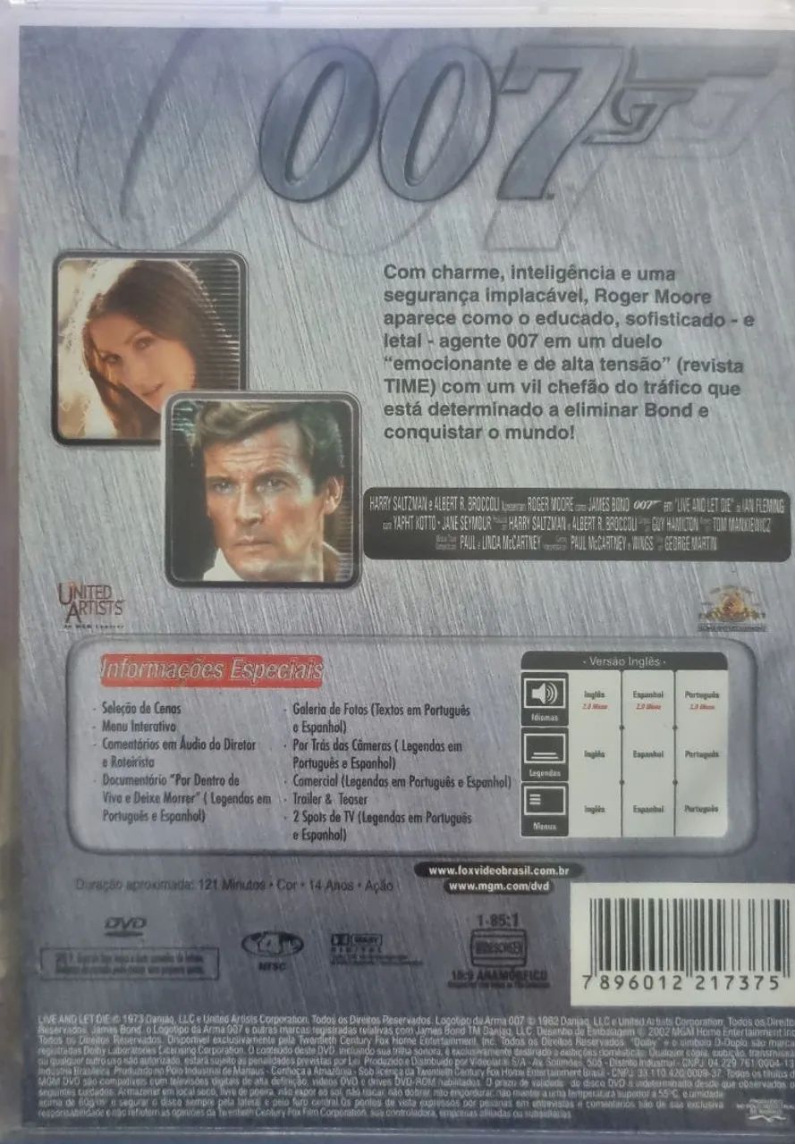 007 Viva e deixe Morrer Edicao especial - Foto 3