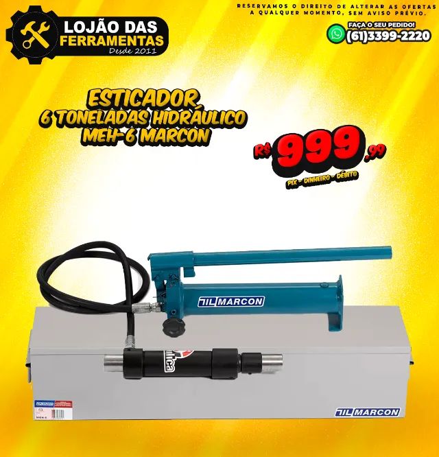 Esticador 6 Toneladas Hidráulico MEh-6 Marcon