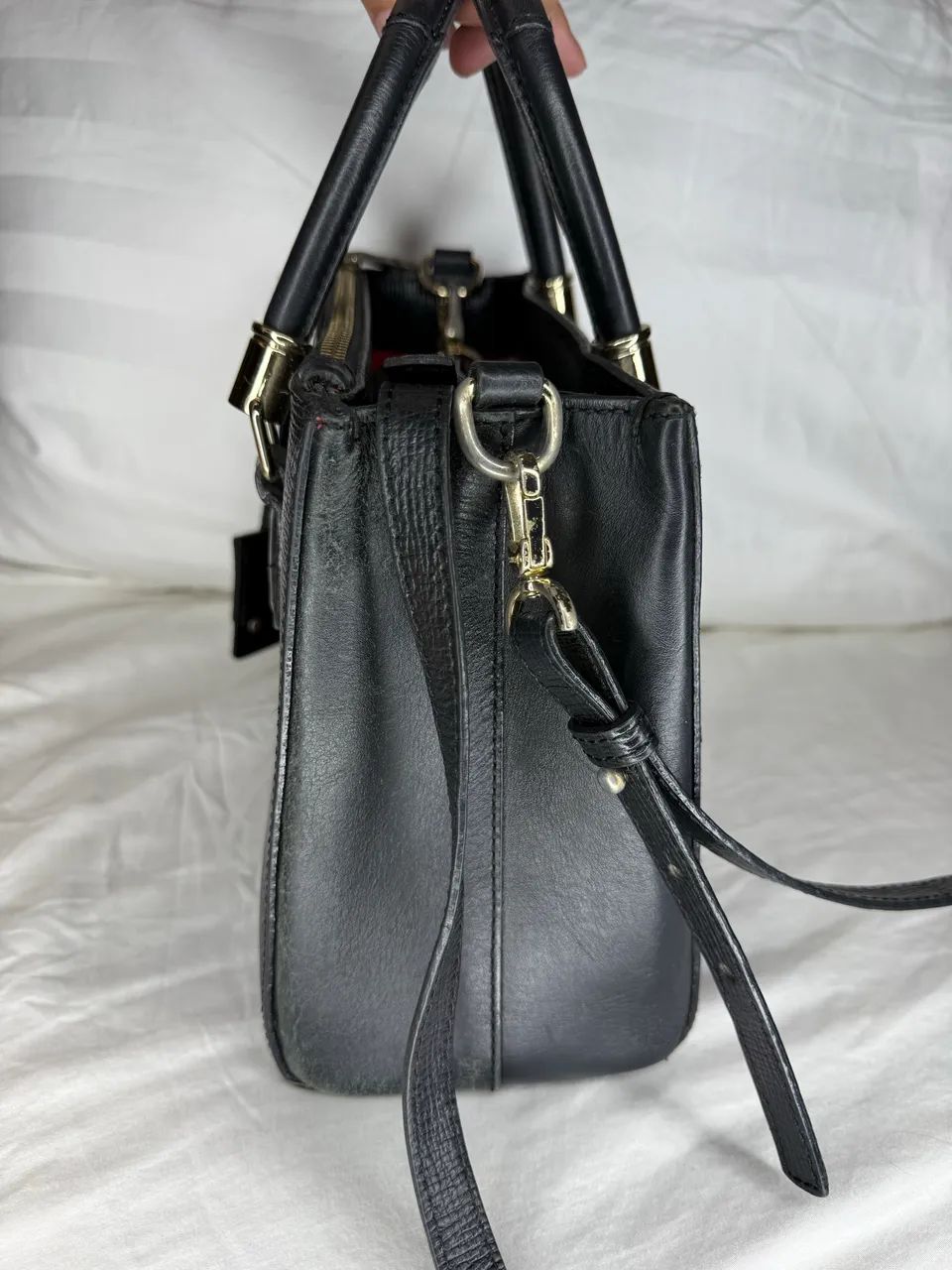 Bolsa Schutz Lorena couro Original  - Foto 4