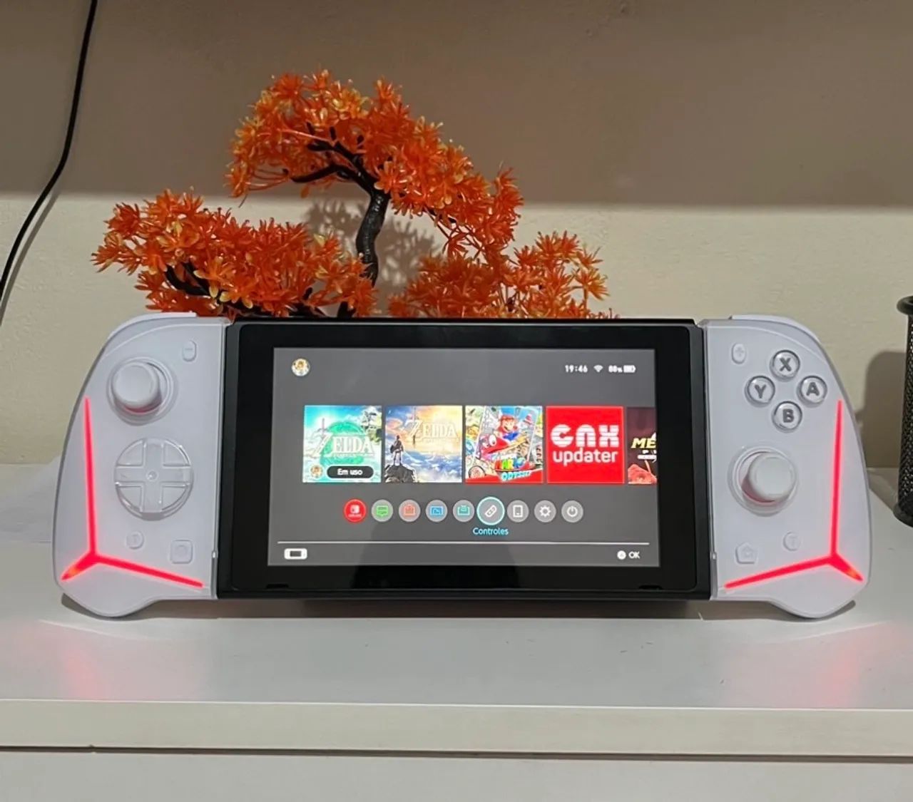 Nintendo switch v2  500gb micro sd