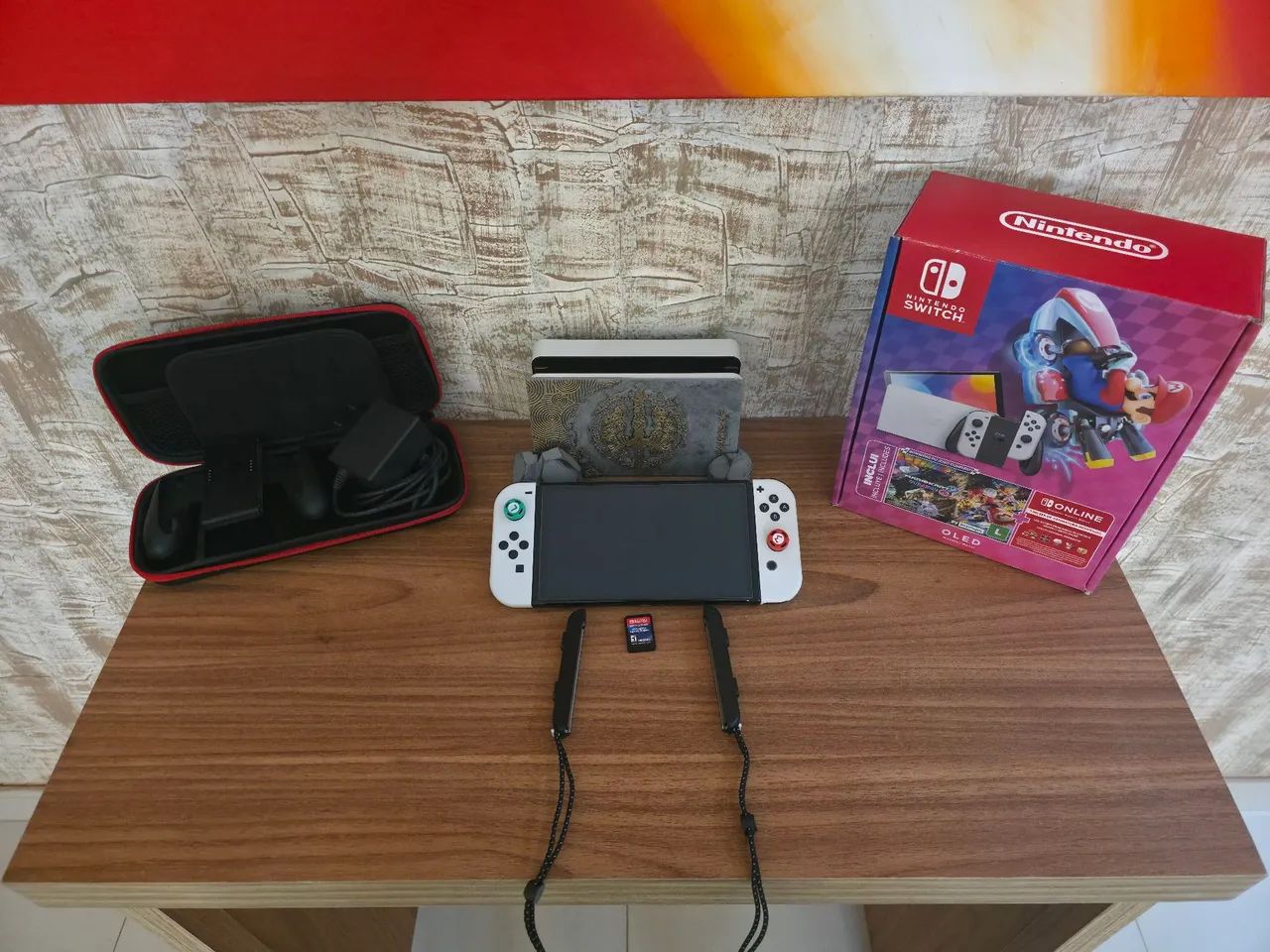 Nintendo switch Oled 64gb - Completo na caixa + NF + Immortals