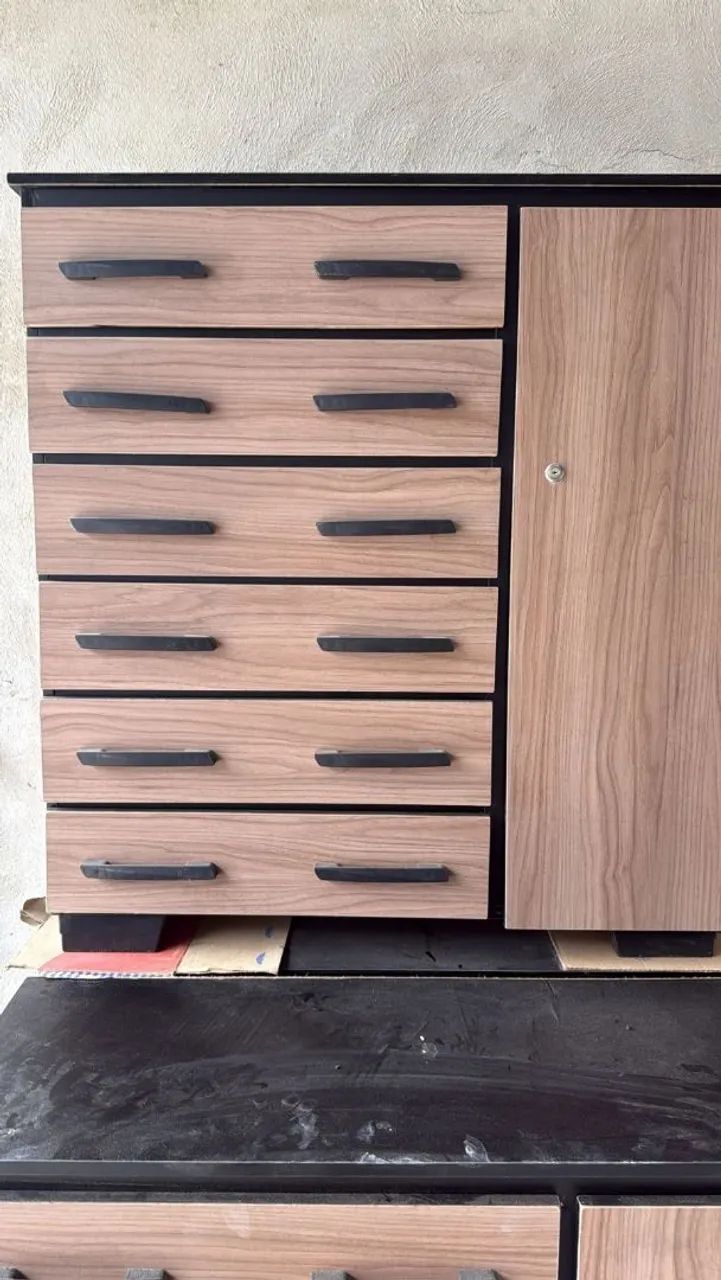 Cômoda roupeiro de 6 gavetas e sapateira. - Foto 4