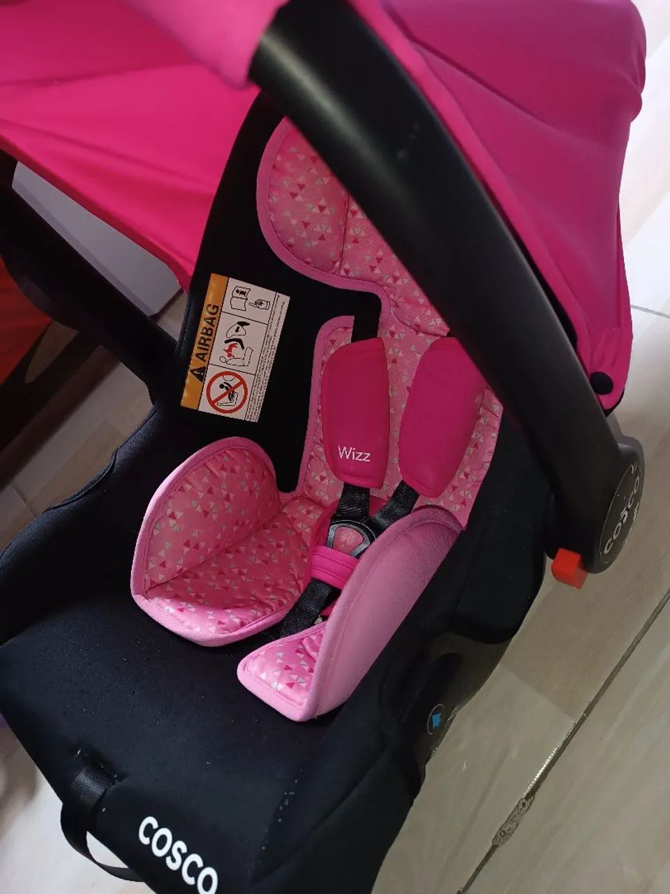 Bebê Conforto Cosco Rosa  - Foto 3