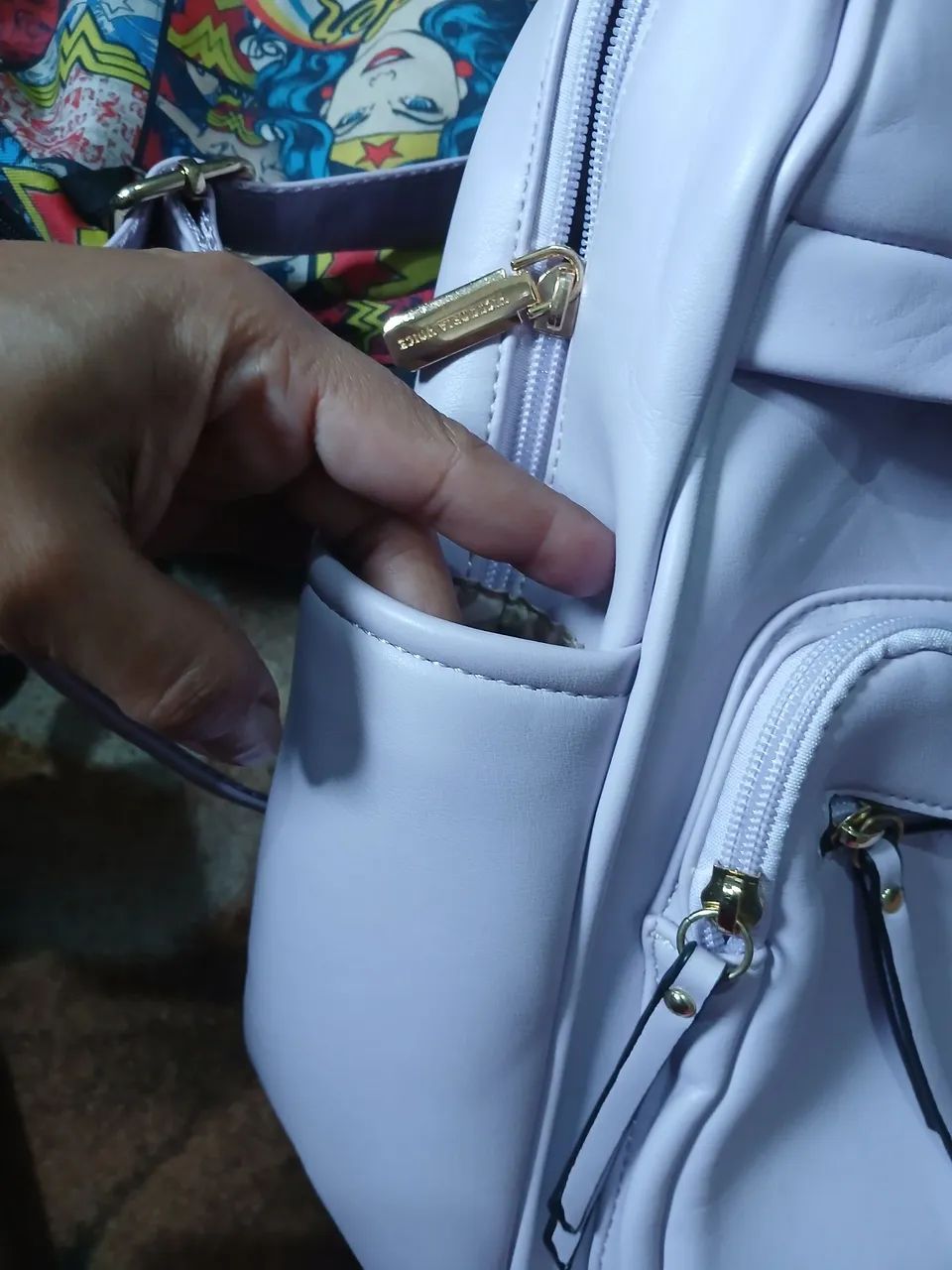 Mochila social lilas - Foto 3