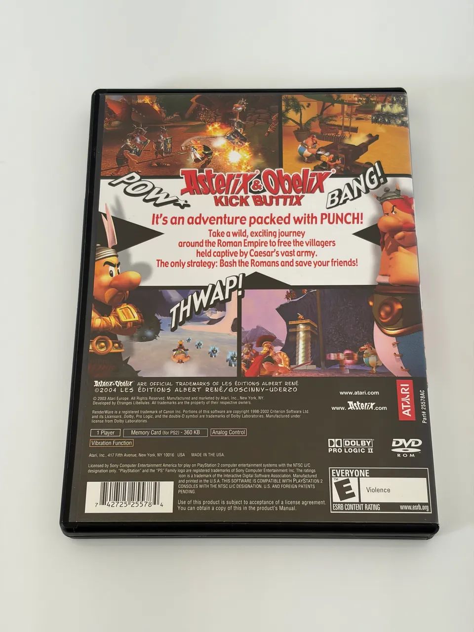 Asterix Obelix Kick Buttix original PS2 - Jogos de Vídeo Game