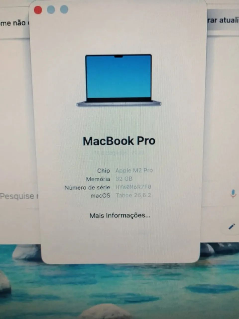 MACBOOK PRO 2023 - M2 - 32GB RAM - 500 SSD - 14 POLEGADAS (PROBLEMA NO DISPLAY) + KIT APPL - Foto 4