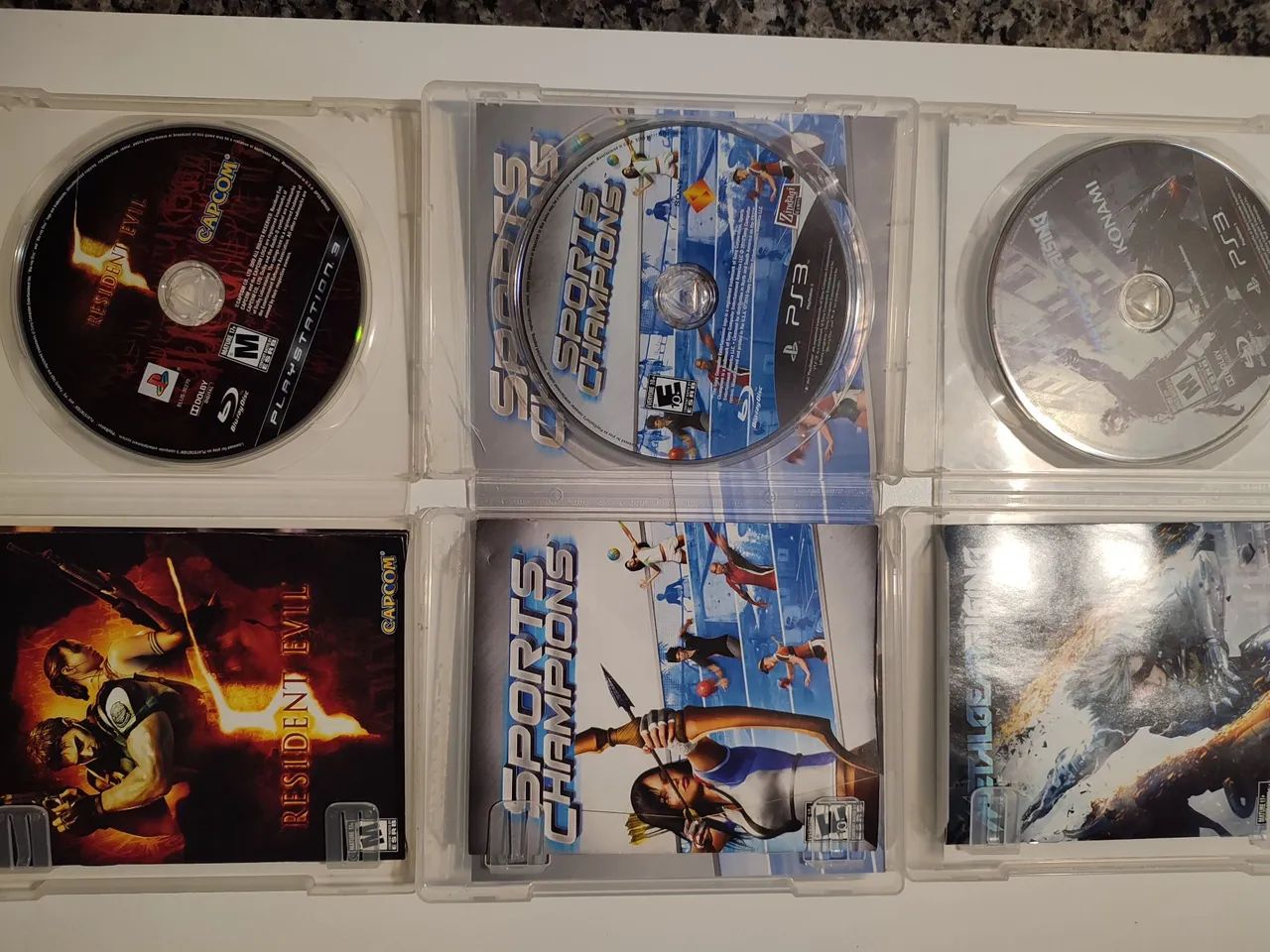 Jogos PS3 Capas Danificadas Funcionando Completos Resident Evil Killzone CoD Metal Gear  - Foto 3
