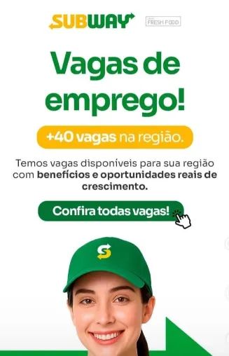 vagas para atendentes