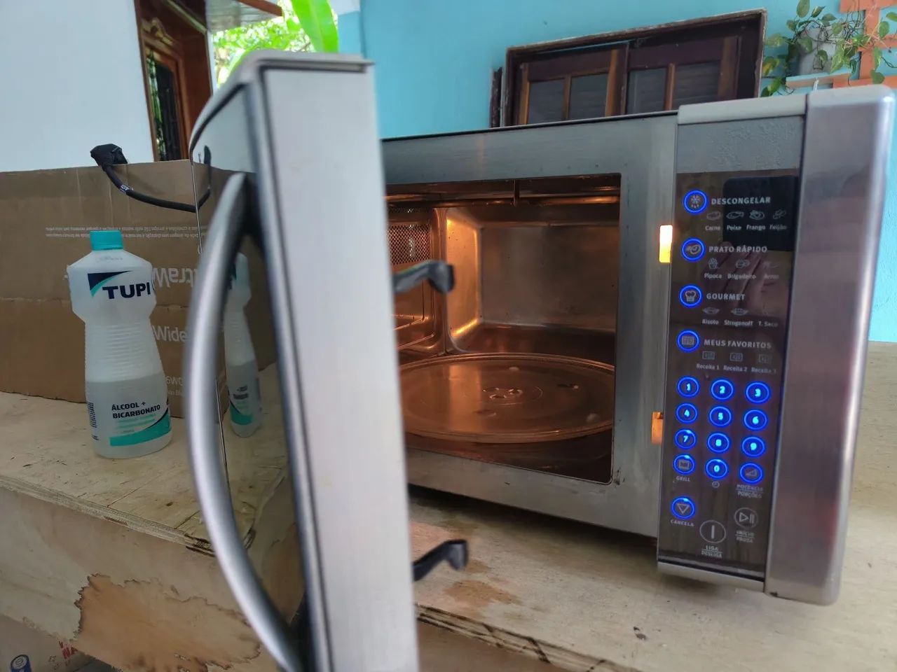 Microondas Electrolux blue touch usado. - Foto 4