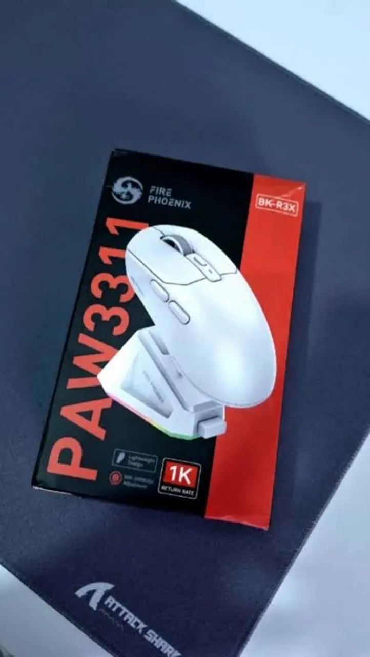 Mouse sem fio Fire Phoenix bk r3x - Foto 3