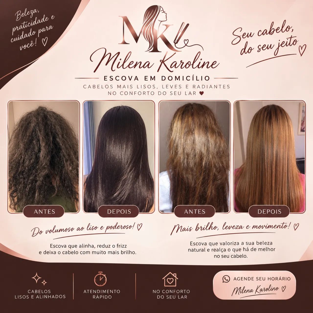 Escova de Cabelo a Domicílio | Recife e Região - Foto 3
