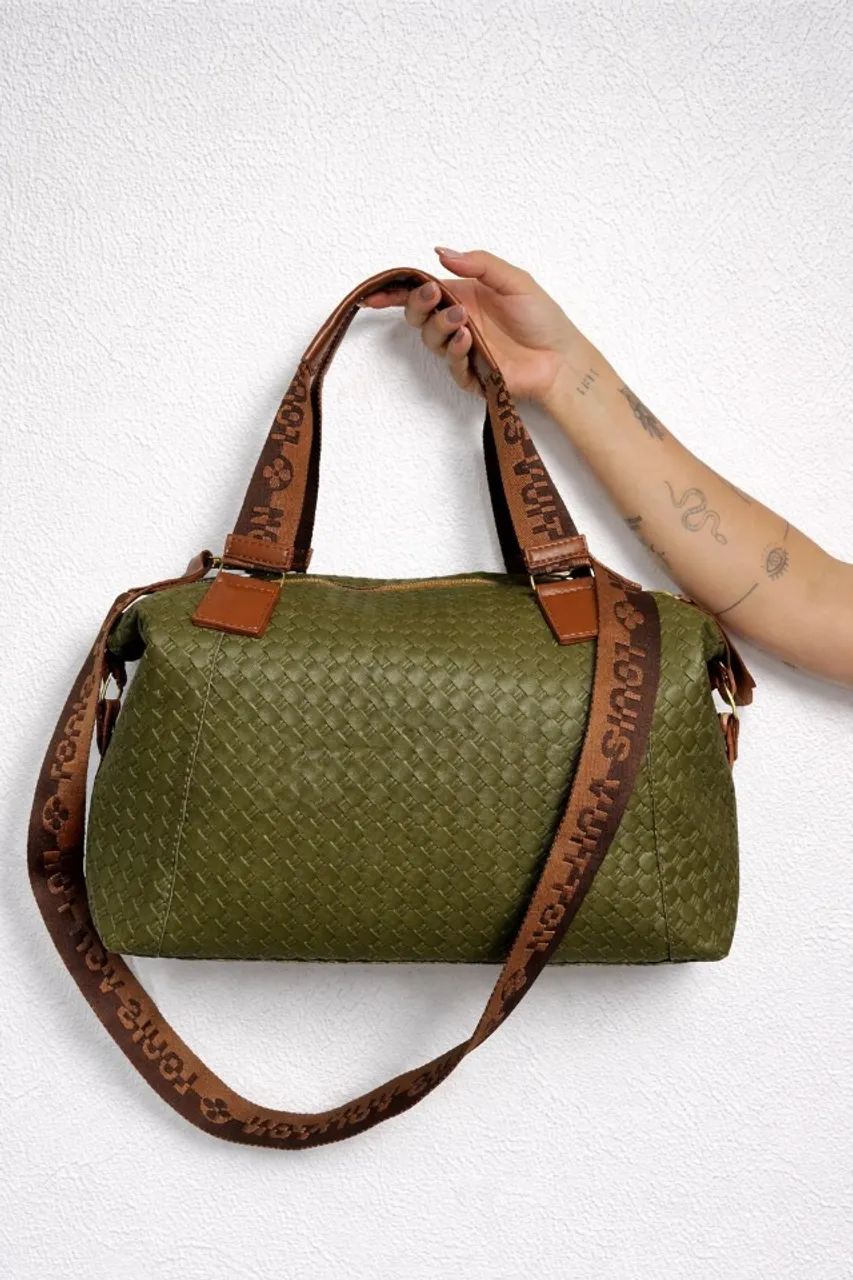Mala de Dior Mão Com Textura Matelassê e Alças de Ombro Estampadas - Foto 3