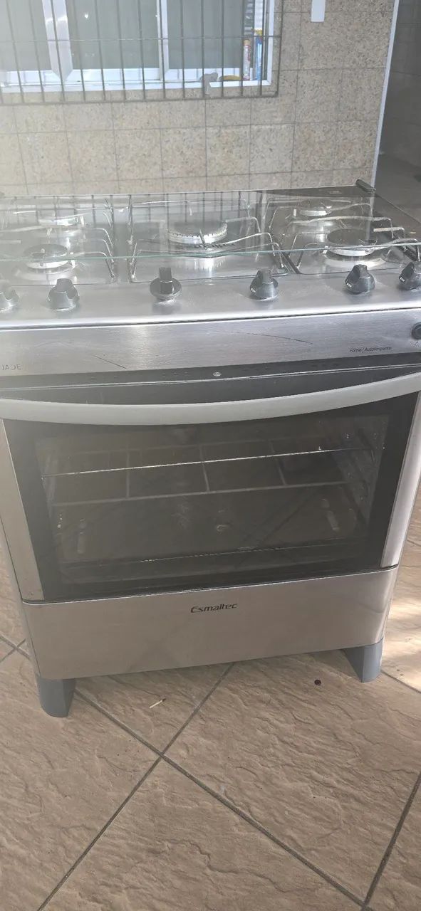 Fogão 5boca inox