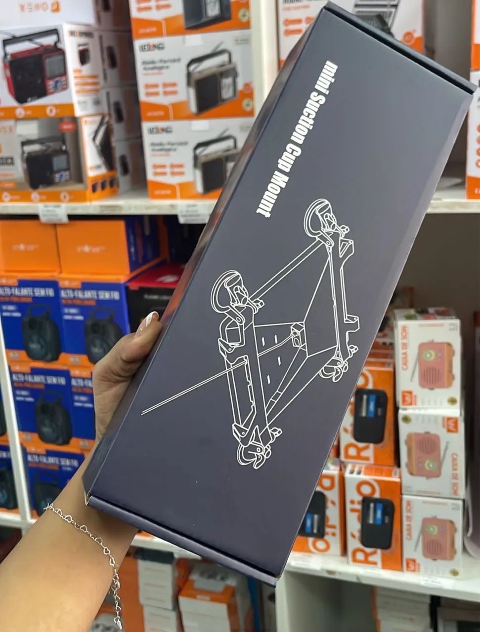 Suporte Starlink mini com ventosas