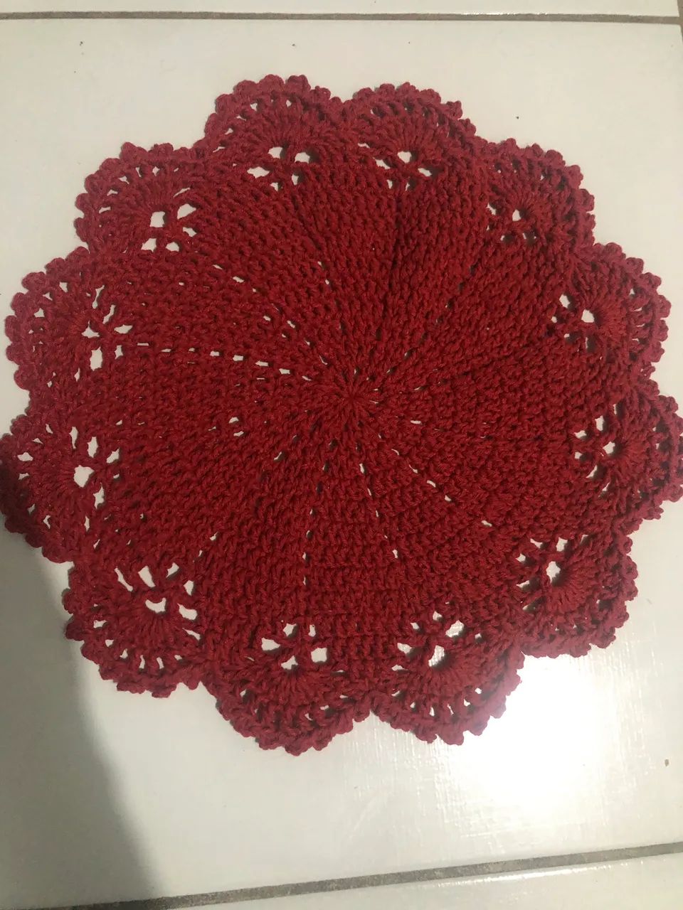 Sulpla mesa posta de crochê 