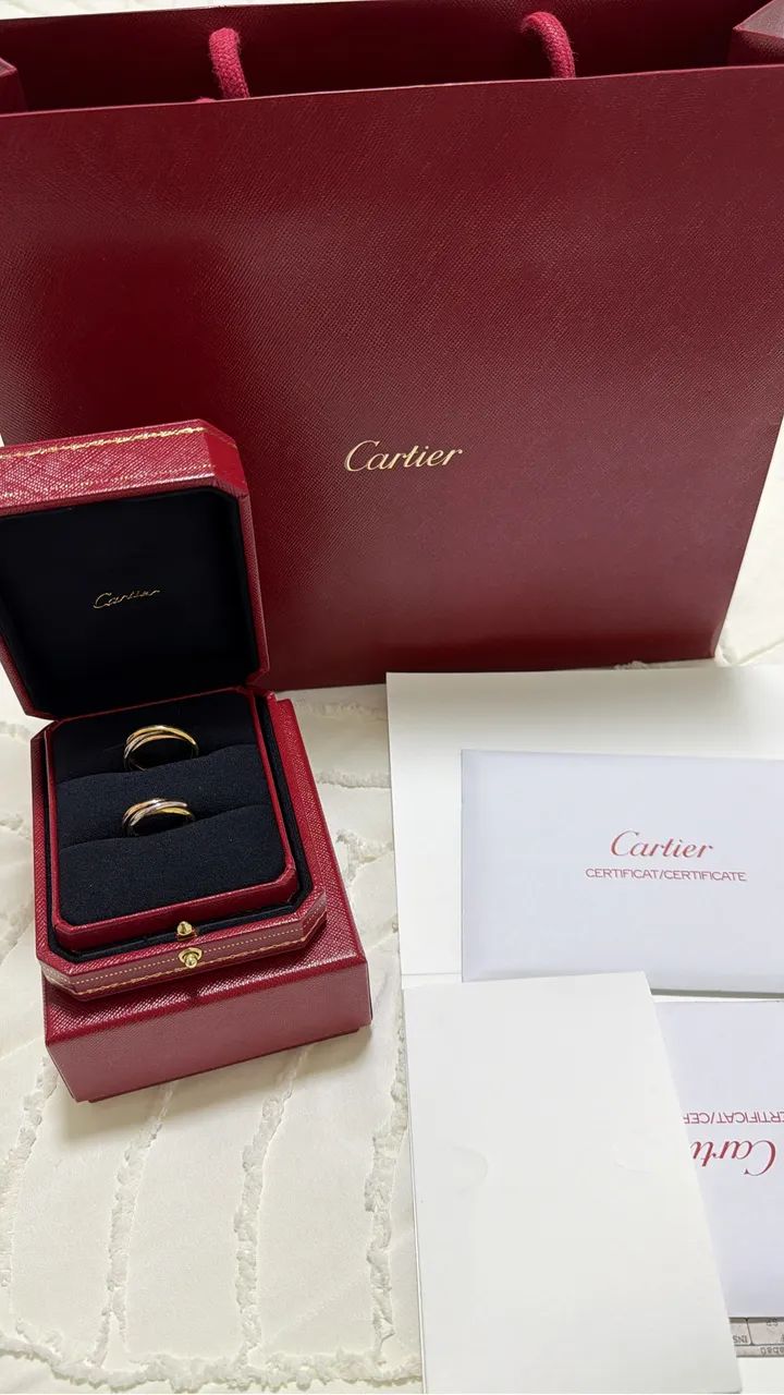 Alianças Cartier novas 