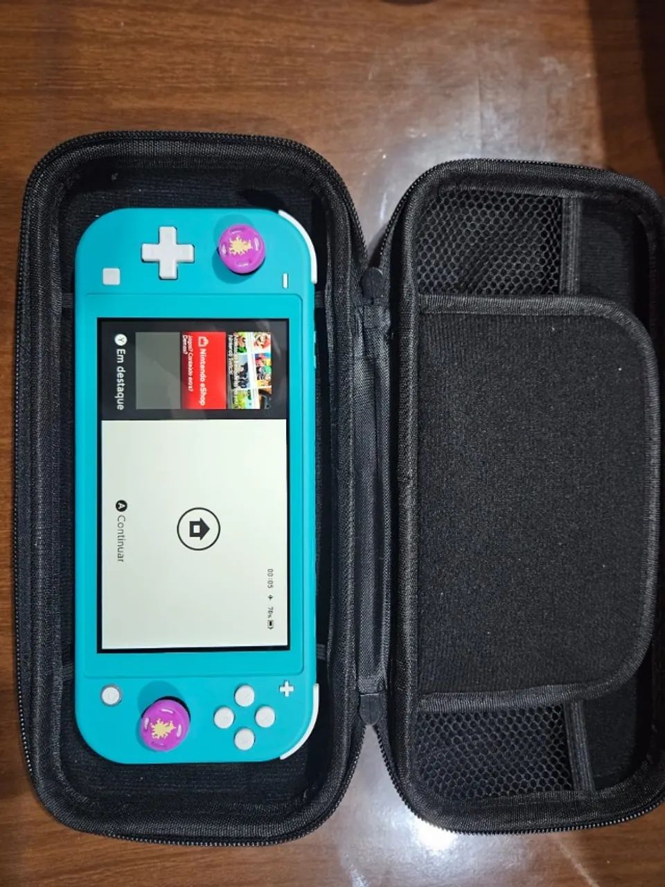 Nintendo Switch Lite - Turquesa (Desbloqueado) 128gb - Foto 3