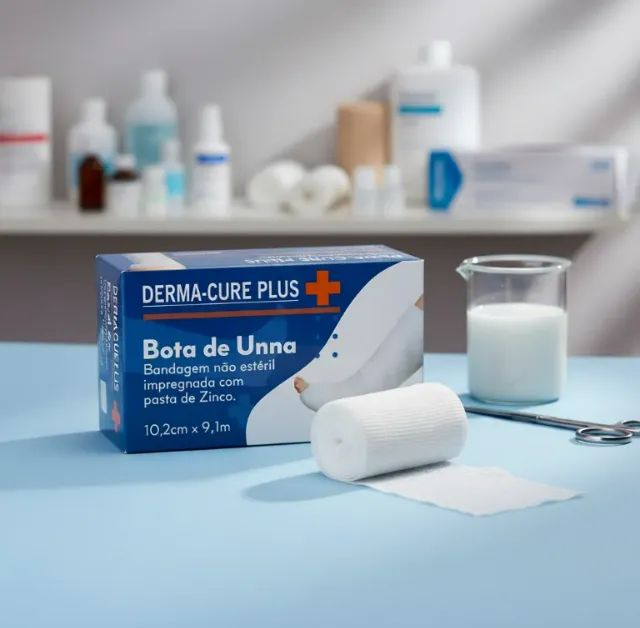 Curativo Bandagem Bota De Unna - Com Zinco - Elástica