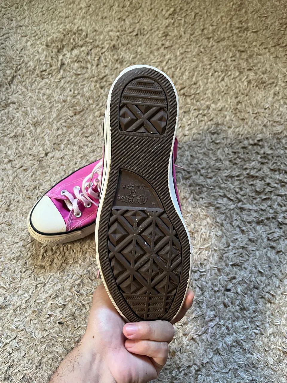 Converse allstar rosa plataforma - Foto 4