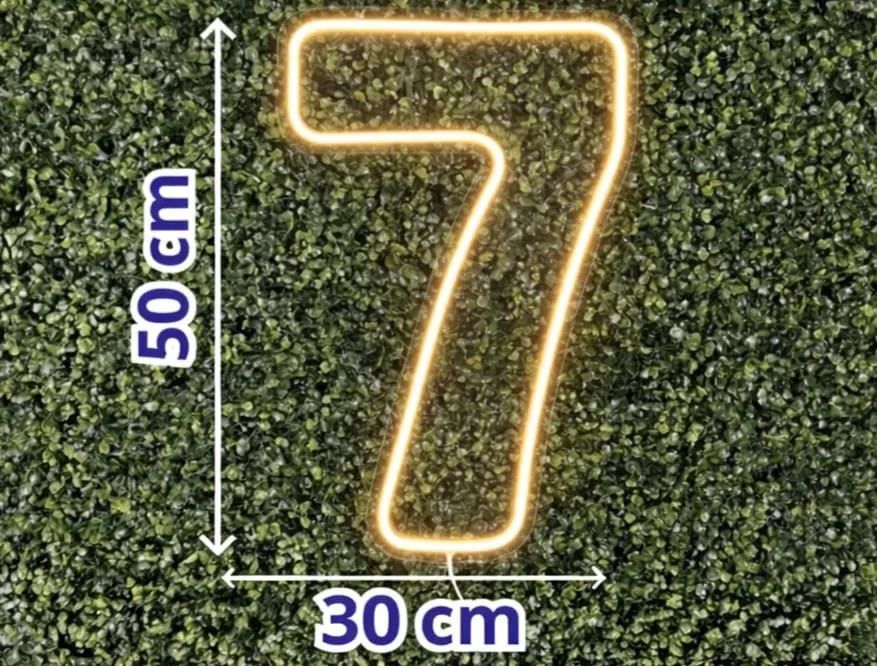 Número 7 em Led com fonte - Foto 3