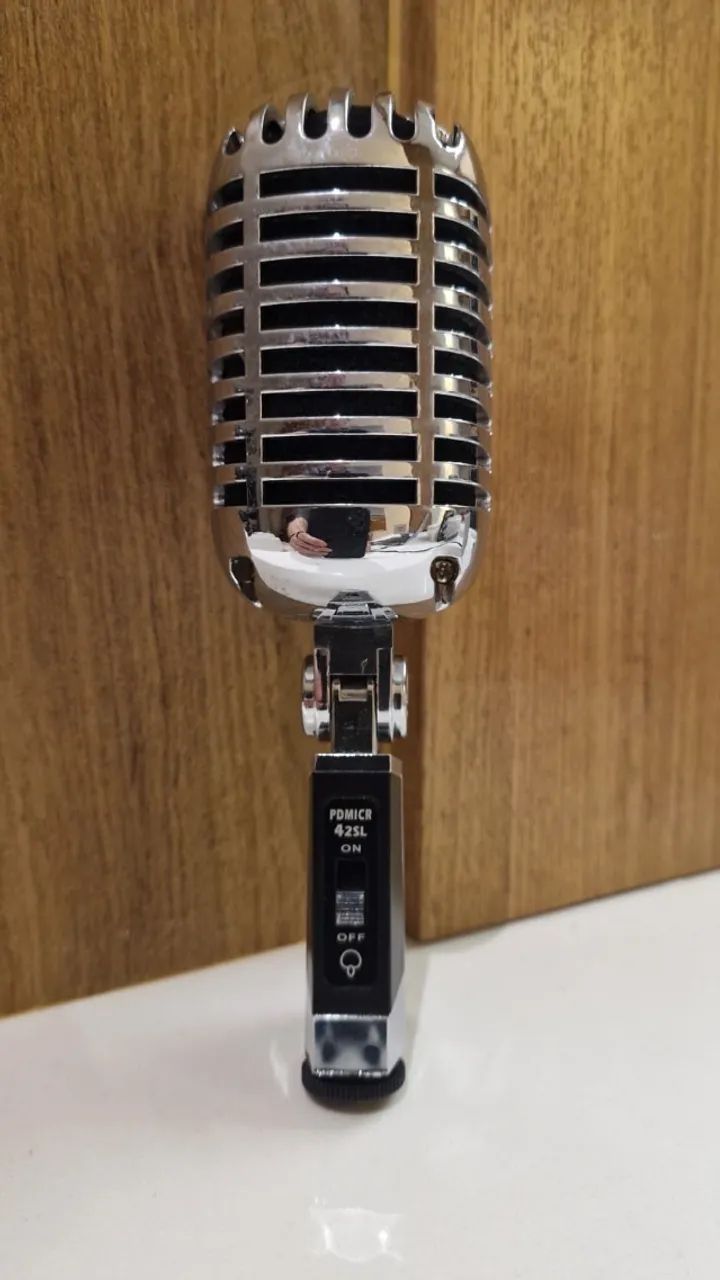 Microfone Retrô Pyle Pro PDMIC42SL - Muito Novo 