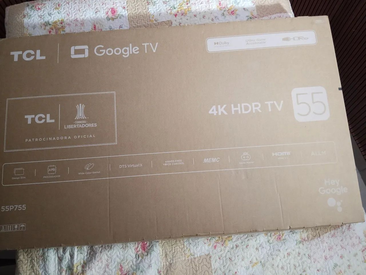 Smart tv 55 polegadas semi nova 