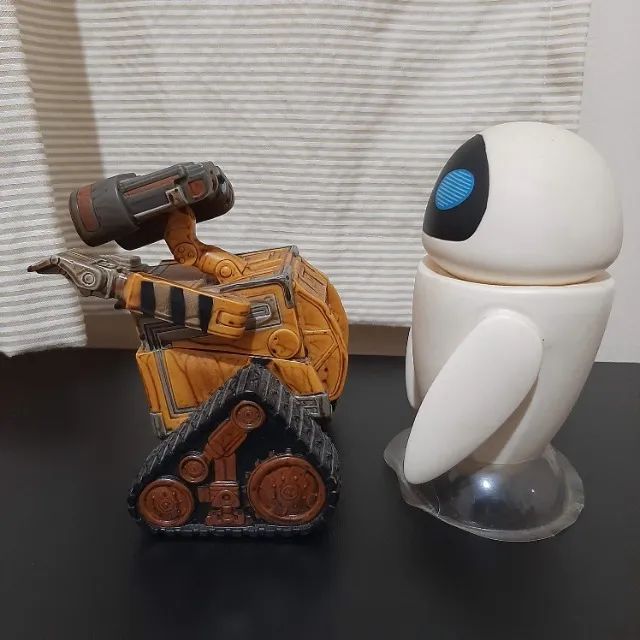 Wall-E e Eva da Grow do Filme Wall-E da Disney/Pixar Antigos Raridades - Foto 2