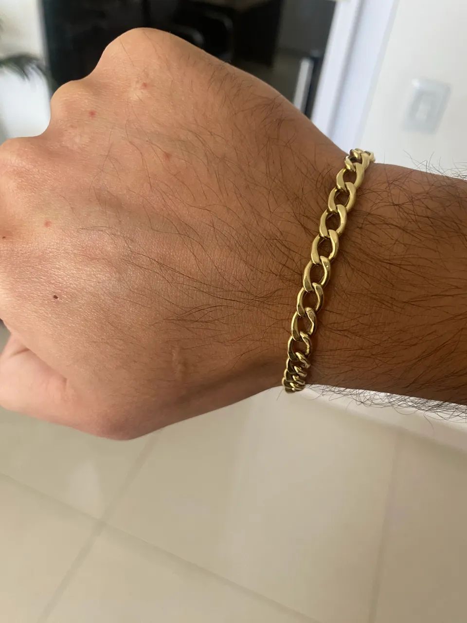 Pulseira grumet ouro 18k - Foto 3