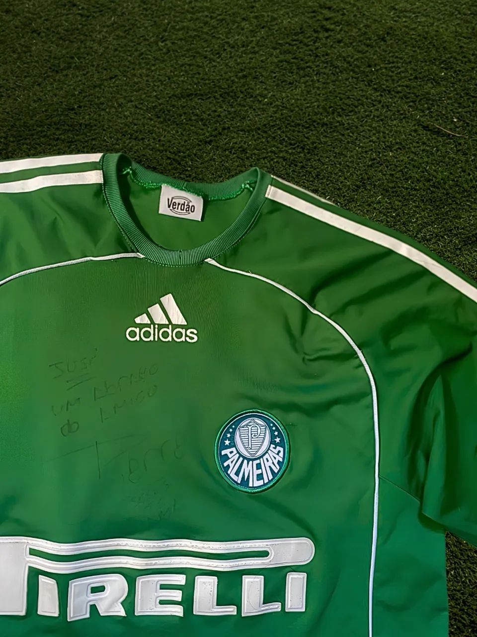 Camisa bootleg Palmeiras autografada  - Foto 3