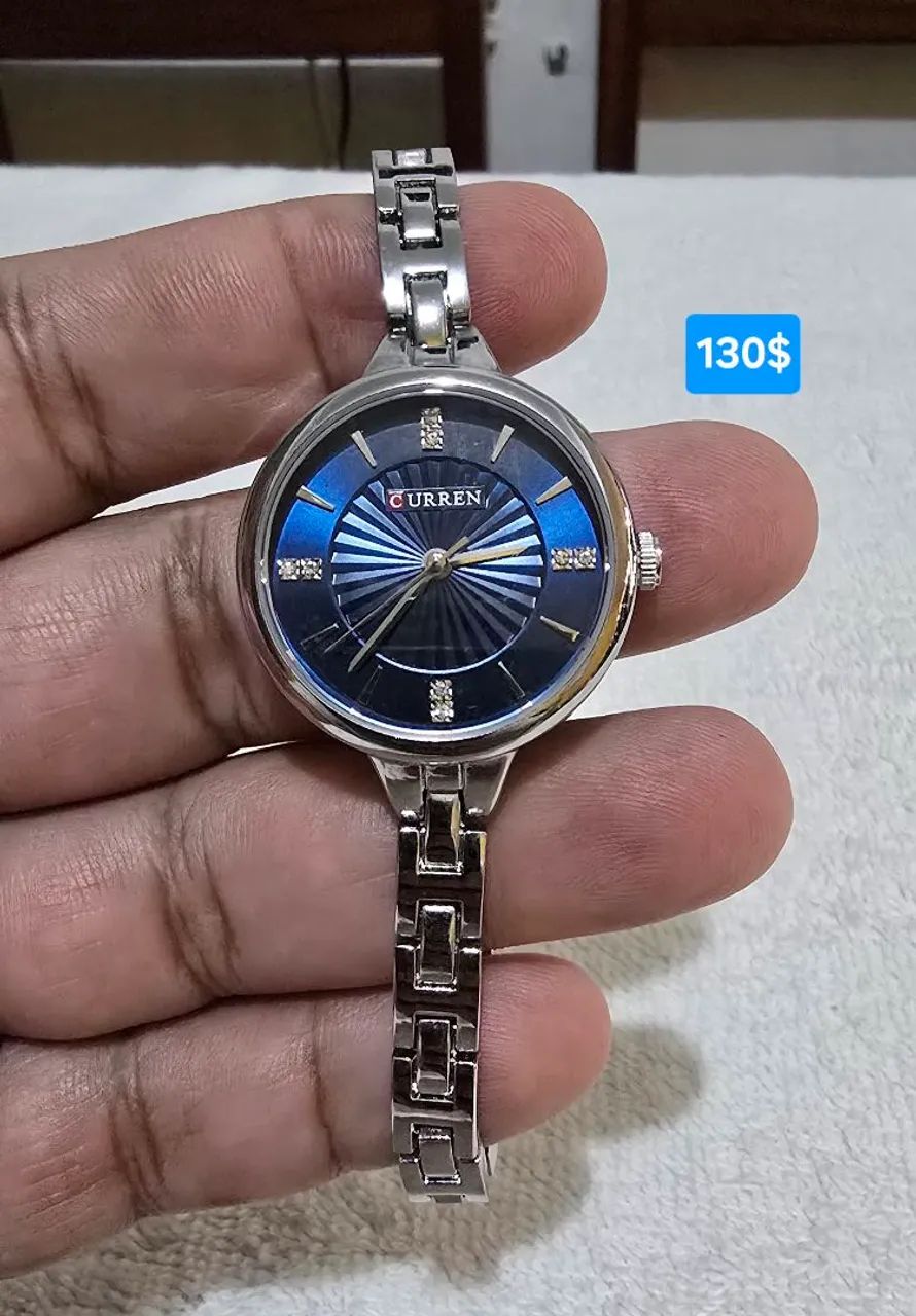 Relógio feminino da Curren em aço original 