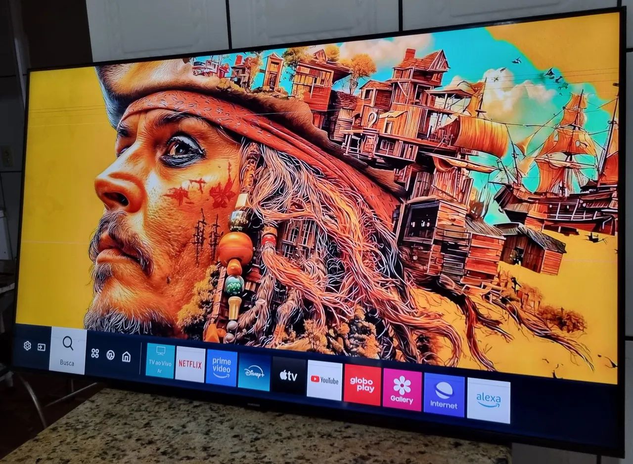 Tv Smart 50 polegadas Samsung 4K Crystal  - Foto 4