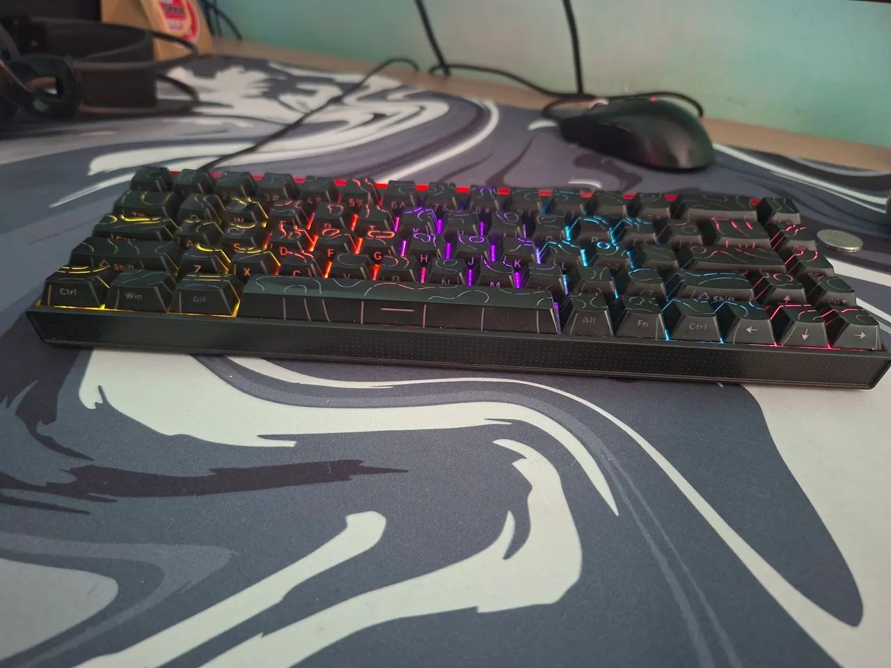Teclado gamer nk68 ajazz - Foto 2
