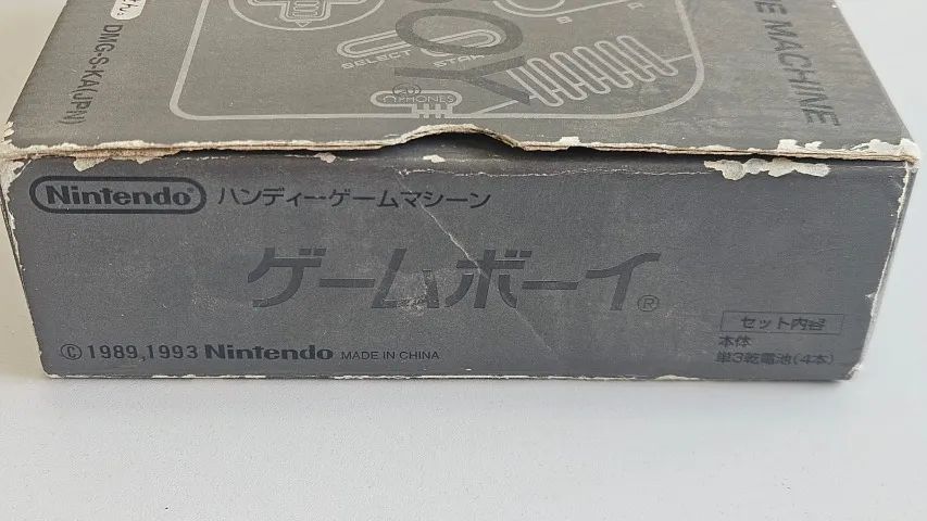 Nintendo Game Boy Original Preto Japonês DMG-S-KA + Caixa | Único