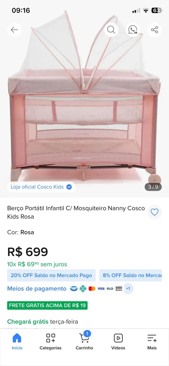 Berço portátil  - Foto 2