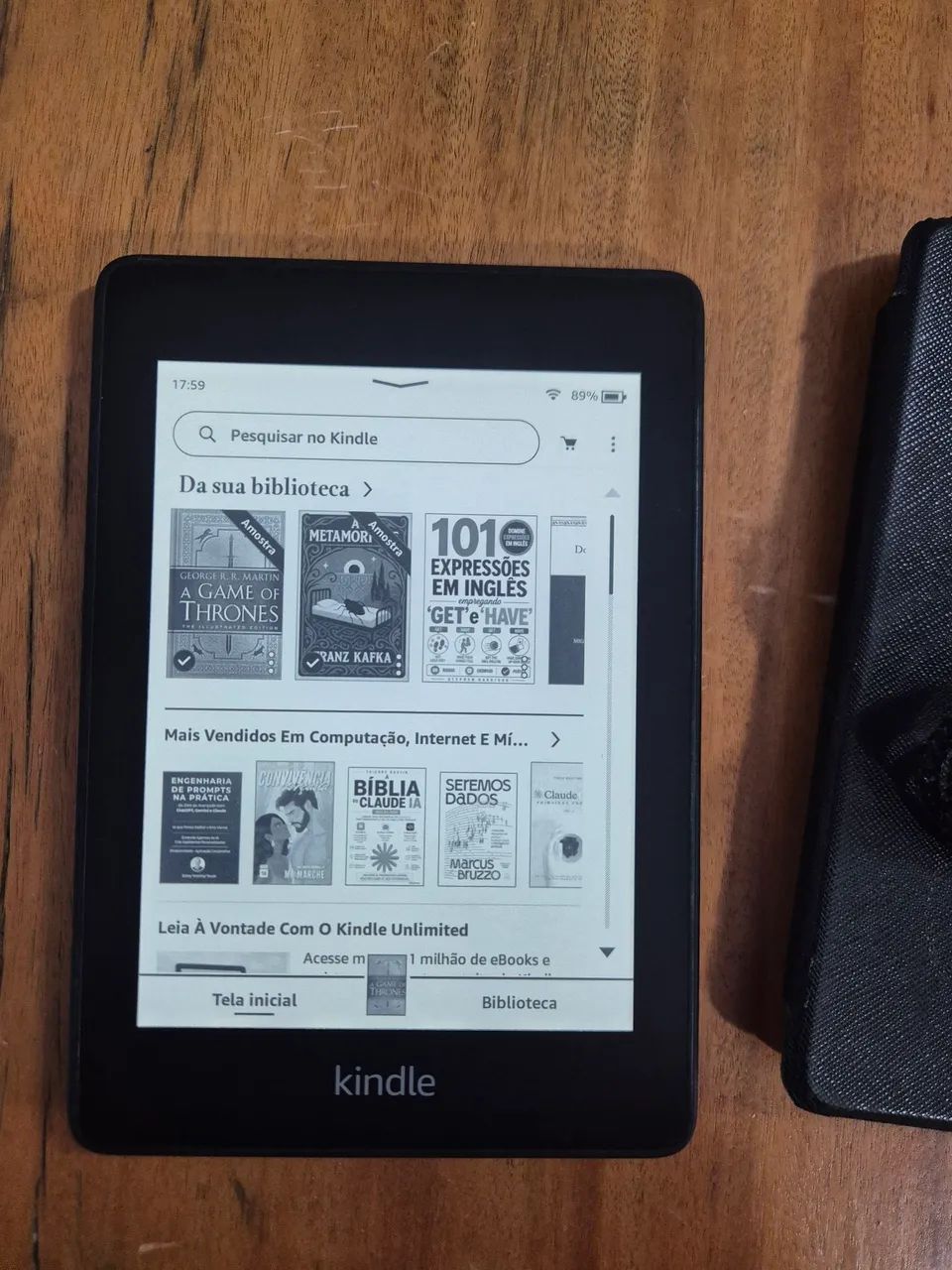 Kindle Paperwhite 10. Á prova de agua. Usado so na capinha - Foto 3