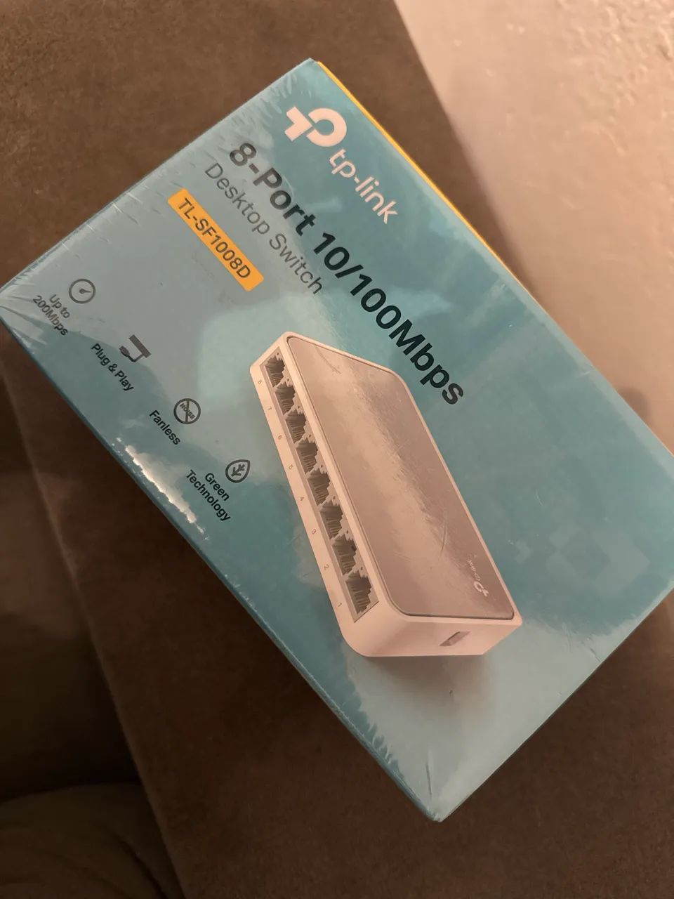 Switch HUB de mesa 8 portas 10/100 TP-Link TL-SF1008D