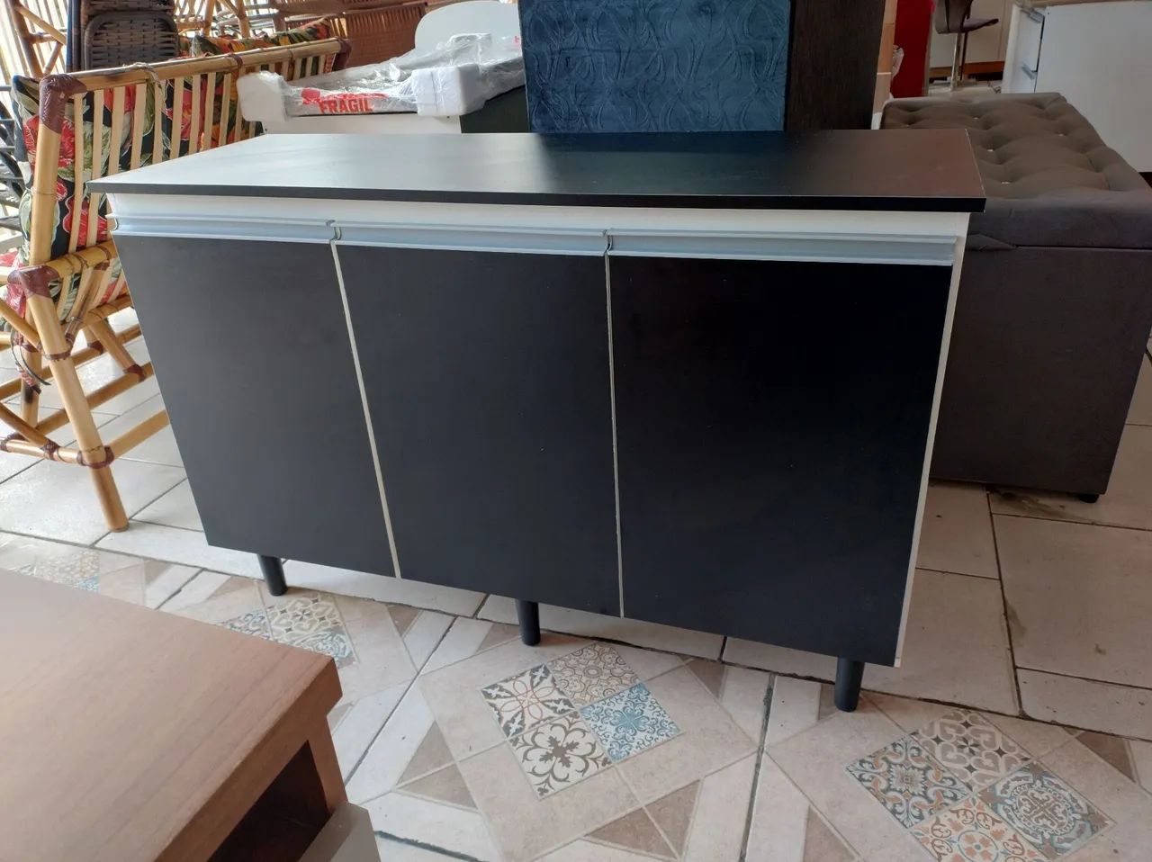 Balcão com tampo 1,20 metros Novos promoção imperdível 