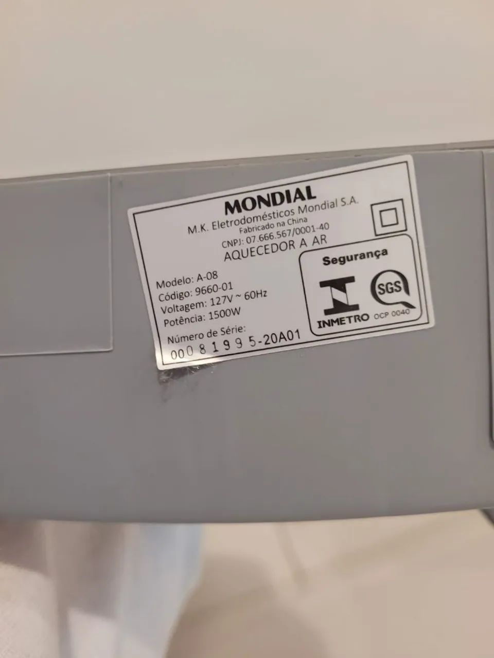 Vendo Aquecedor da Mondial - Foto 3