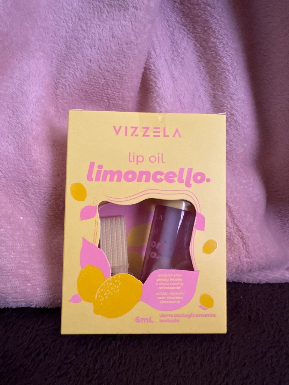 Lip Oil Limoncello Vizzela com chaveiro - Foto 3