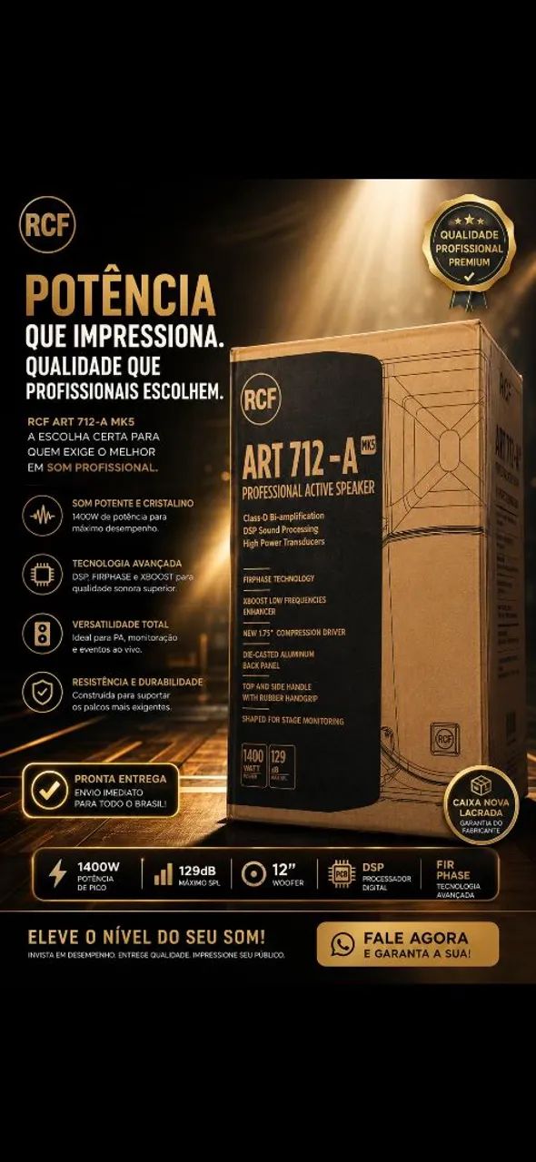 Caixa RCF ART 712-A MK5