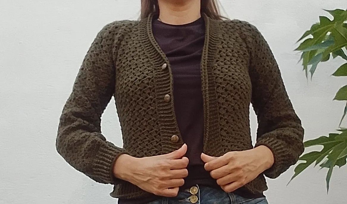 Casaco de crochê 