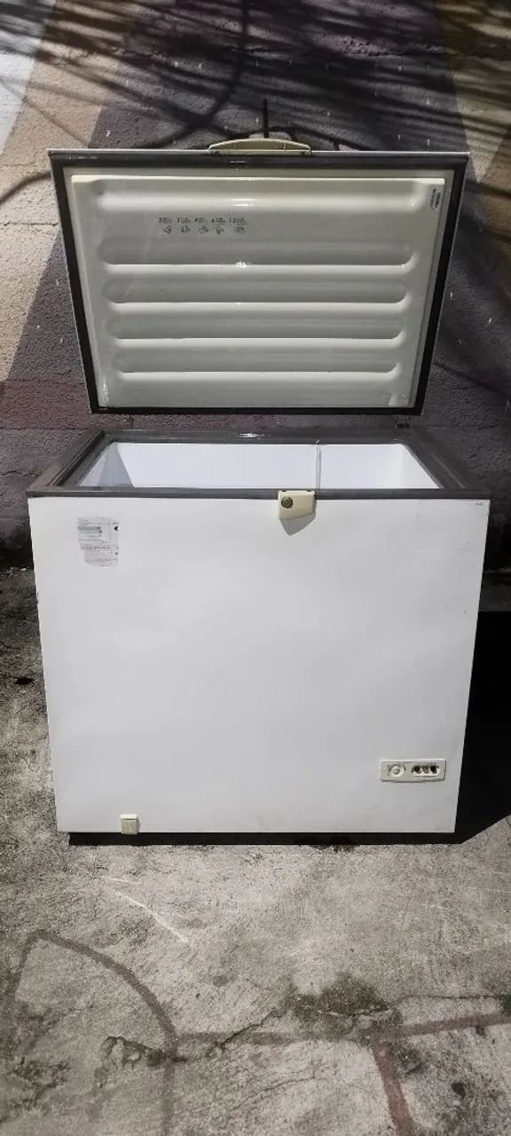 Freezer horizontal Consul dupla ação com controle de temperatura todo original lindo