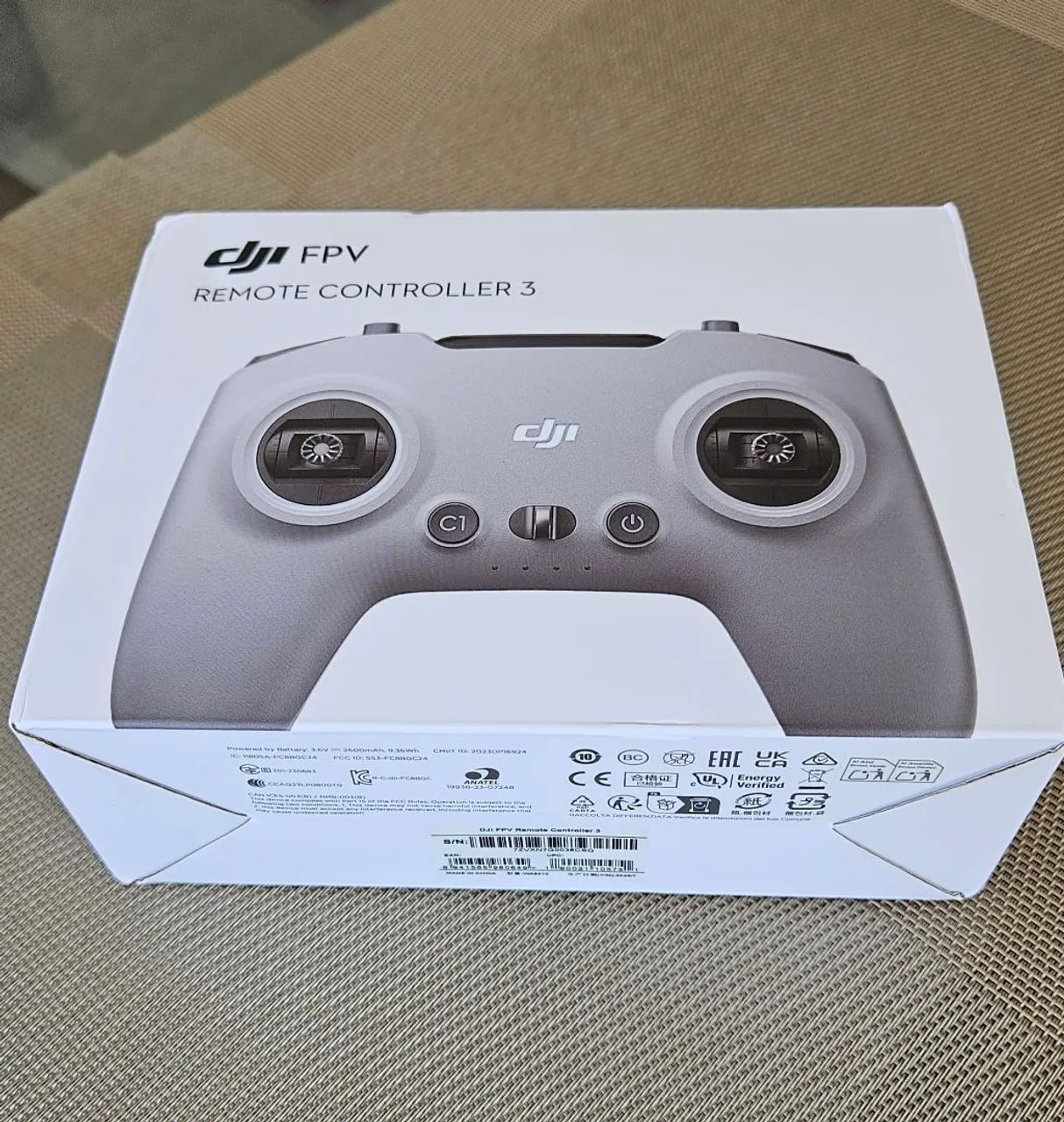 DJI Controle FPV 3 | Novo | Homologado Anatel 