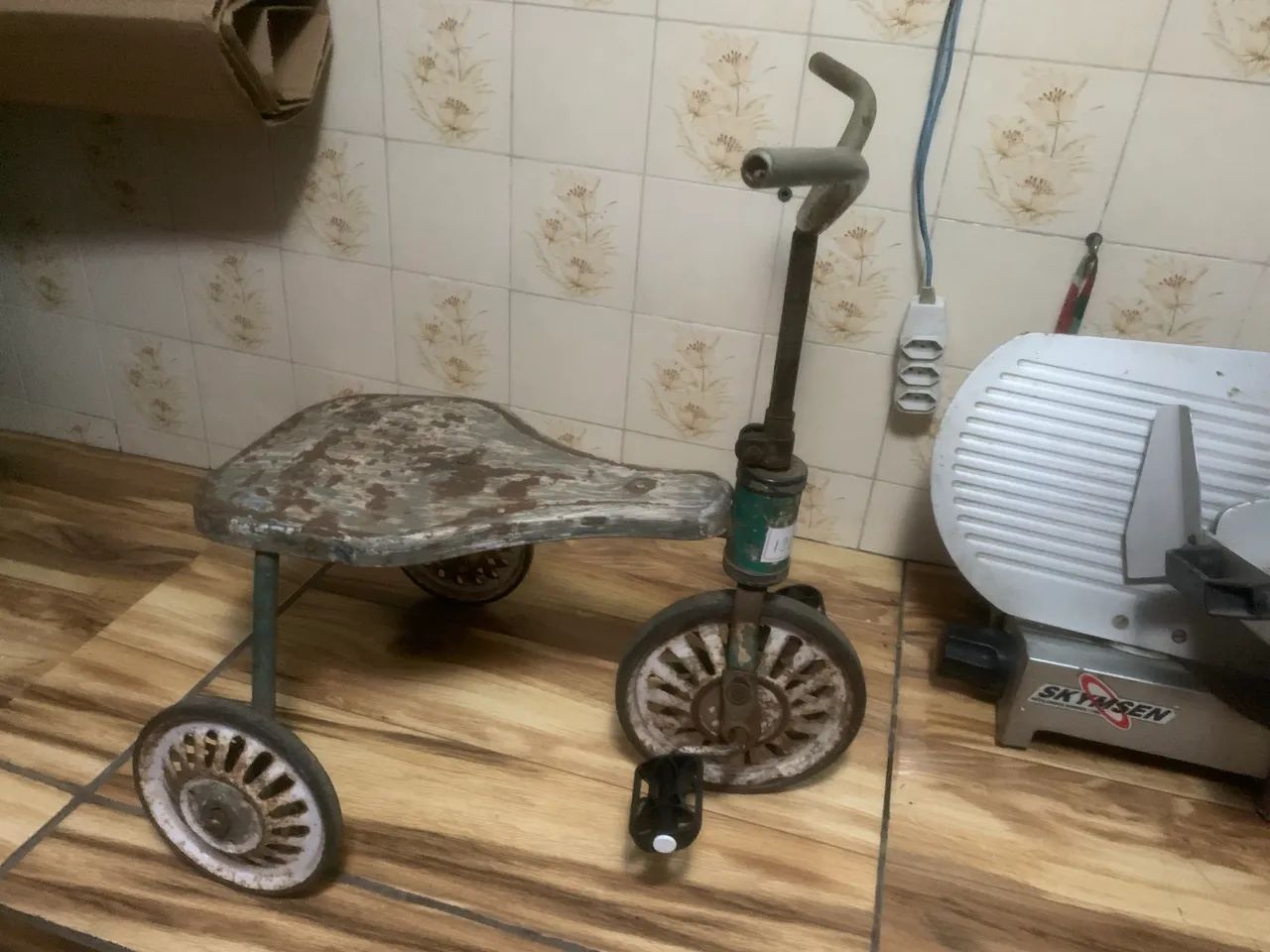 triciclo ou velocípede antigo - Foto 4