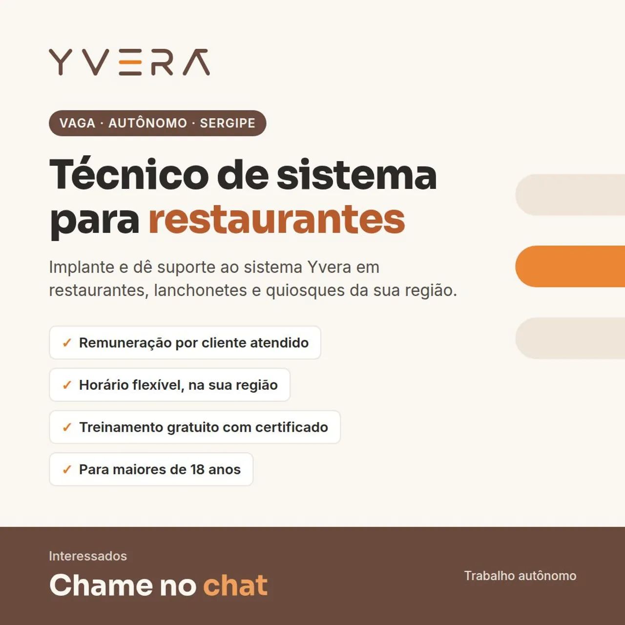 Técnico de sistema para restaurantes