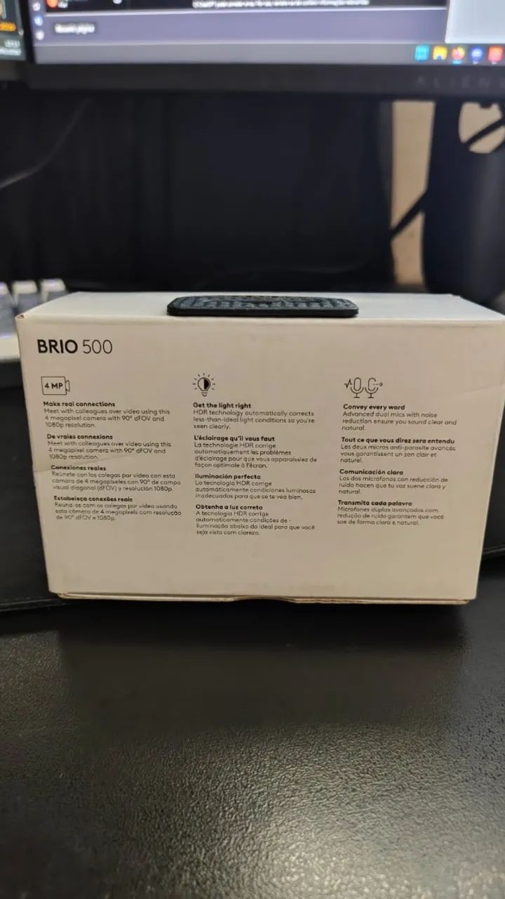 Webcam Logitech Brio 500 Full HD 1080p HDR com Microfone - Foto 2