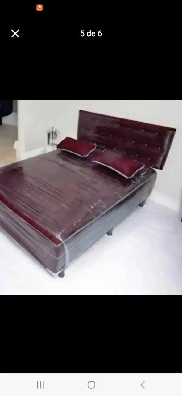 Cama vinho disponível 