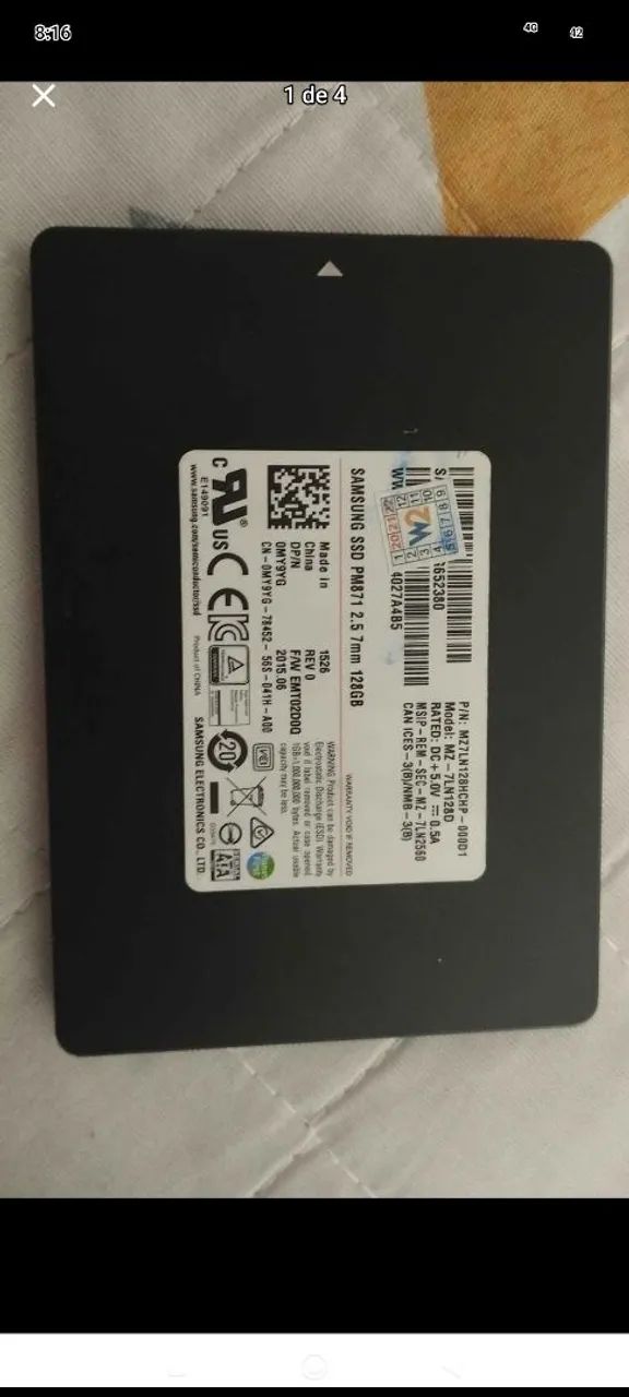 Ssd 128 bg Samsung  - Foto 4