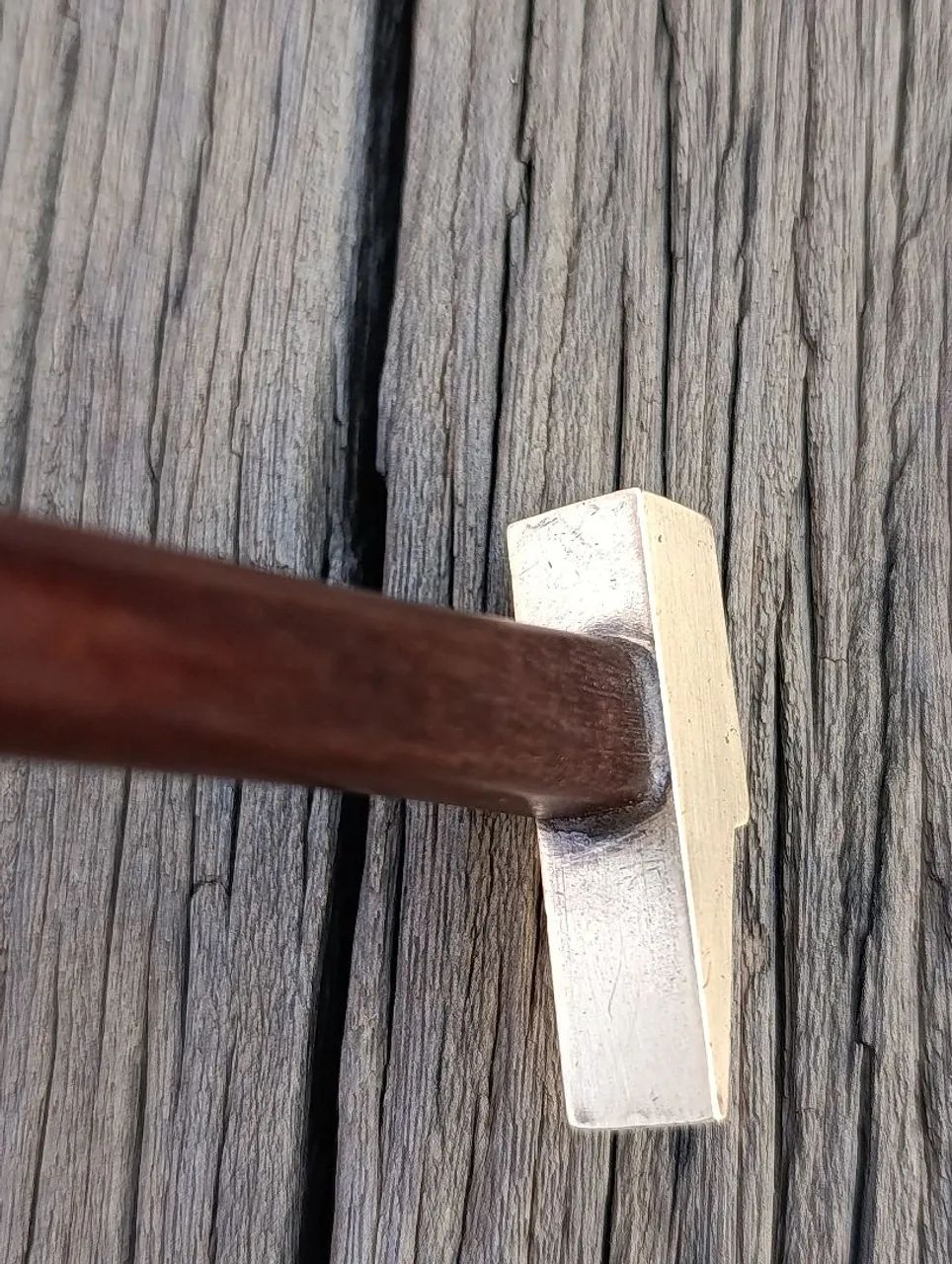 Martelinho de latão antigo  - Foto 2