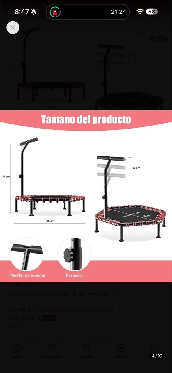 Trampolim Jump Profissional - Foto 2